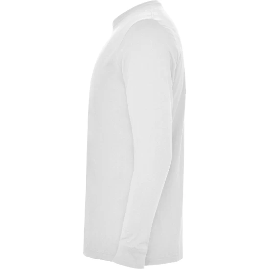 Tricou maneca lunga si manseta, bumbac 165g/m2, alb Tricou maneca lunga si manseta, bumbac 165g/m2, alb