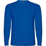 Tricou maneca lunga si manseta, bumbac 165g/m2, albastru regal