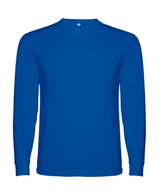 Tricou maneca lunga si manseta, bumbac 165g/m2, albastru regal Tricou maneca lunga si manseta, bumbac 165g/m2, albastru regal