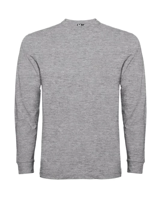 Tricou maneca lunga si manseta, bumbac 165g/m2, gri deschis Tricou maneca lunga si manseta, bumbac 165g/m2, gri deschis