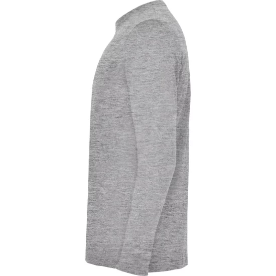 Tricou maneca lunga si manseta, bumbac 165g/m2, gri deschis Tricou maneca lunga si manseta, bumbac 165g/m2, gri deschis