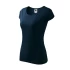 Tricou cambrat femei bumbac 150g/m2 Malfini Pure 122 Albastru marin