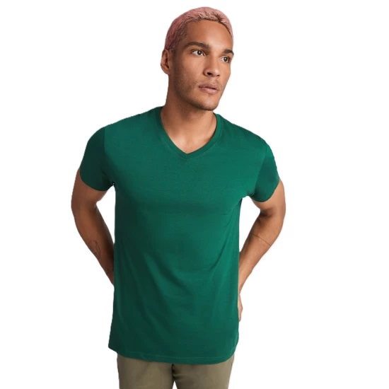 Tricou maneca scurta V-Neck, densitate 155g/mp, albastru regal Tricou maneca scurta V-Neck, densitate 155g/mp, albastru regal