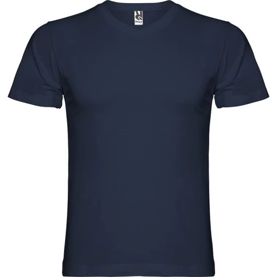 Tricou maneca scurta V-Neck, densitate 155g/mp, bleumarin Tricou maneca scurta V-Neck, densitate 155g/mp, bleumarin