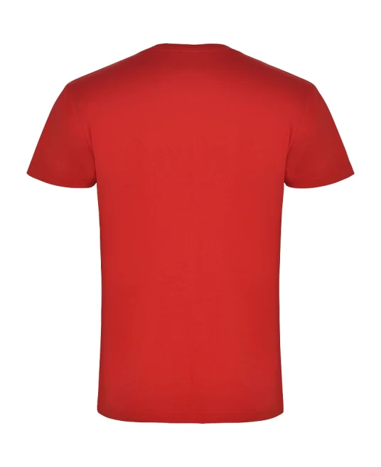 Tricou maneca scurta V-Neck, densitate 155g/mp, rosu