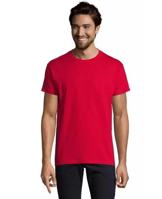 Tricou  bumbac 190 g/m2, Sol's Rosu