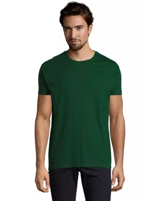 Tricou  bumbac 190 g/m2, Sol's Verde sticla
