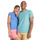 Tricou maneca scurta unisex, densitate 190g/mp, albastru deschis Tricou maneca scurta unisex, densitate 190g/mp, albastru deschis