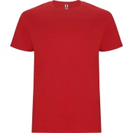 Tricou maneca scurta unisex, densitate 190g/mp, rosu