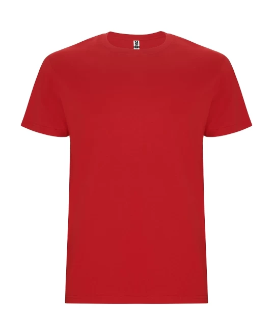 Tricou maneca scurta unisex, densitate 190g/mp, rosu