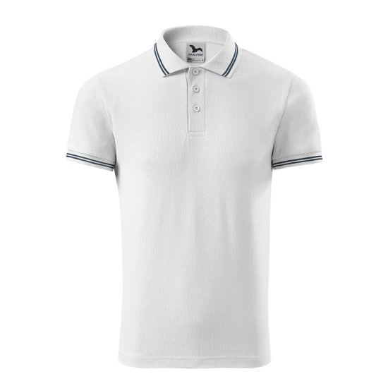 Tricou polo barbati, 200g/m2, Malfini Urban 219, Alb Tricou polo barbati, 200g/m2, Malfini Urban 219, Alb