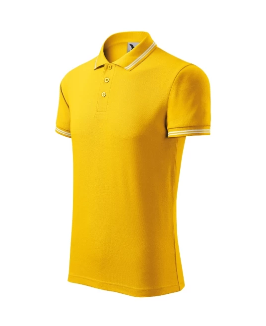 Tricou polo barbati, 200g/m2, Malfini Urban 219, Galben Tricou polo barbati, 200g/m2, Malfini Urban 219, Galben