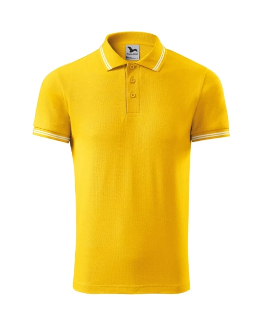 Tricou polo barbati, 200g/m2, Malfini Urban 219, Galben