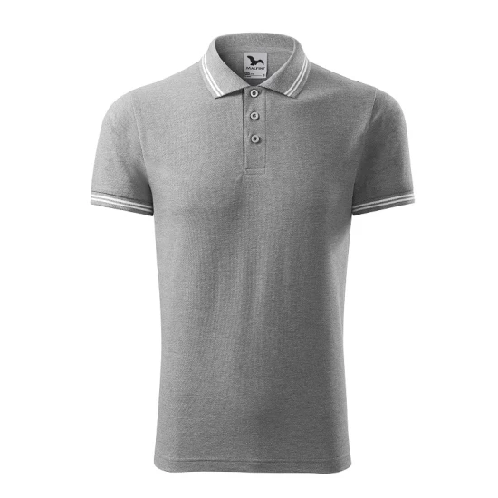 Tricou polo barbati, 200g/m2, Malfini Urban 219, Gri inchis Tricou polo barbati, 200g/m2, Malfini Urban 219, Gri inchis