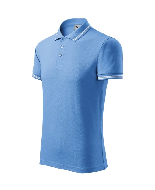 Tricou polo barbati, 200g/m2, Malfini Urban 219, Albastru deschis Tricou polo barbati, 200g/m2, Malfini Urban 219, Albastru deschis