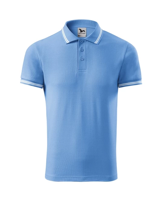 Tricou polo barbati, 200g/m2, Malfini Urban 219, Albastru deschis
