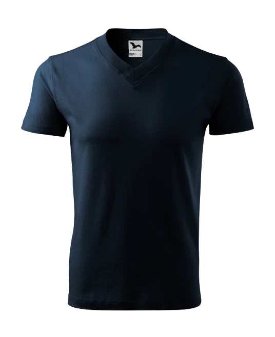 Tricou barbati V-neck 102 Malfini, bumbac 160g/m2 Bleumarin Tricou barbati V-neck 102 Malfini, bumbac 160g/m2 Bleumarin