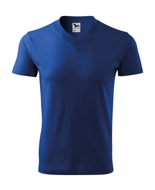 Tricou barbati V-neck 102 Malfini, bumbac 160g/m2 Albastru regal Tricou barbati V-neck 102 Malfini, bumbac 160g/m2 Albastru regal