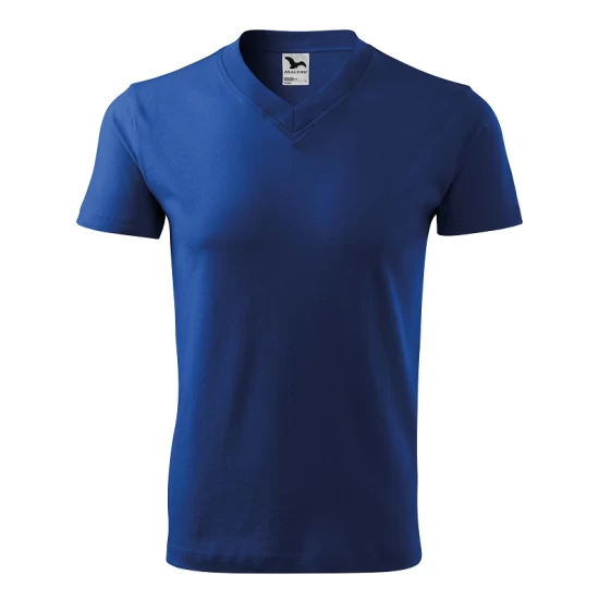 Tricou barbati V-neck 102 Malfini, bumbac 160g/m2 Albastru regal Tricou barbati V-neck 102 Malfini, bumbac 160g/m2 Albastru regal