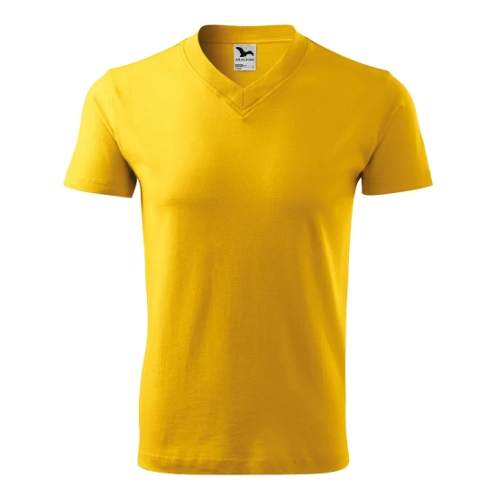 Tricou barbati V-neck 102 Malfini, bumbac 160g/m2 Galben Tricou barbati V-neck 102 Malfini, bumbac 160g/m2 Galben