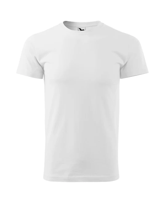 Tricou premium bumbac 160g/m2 , finisaj cu silicon, Malfini Basic 129 Alb