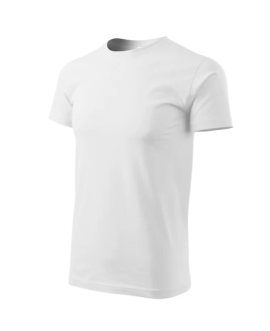 Tricou premium bumbac 160g/m2 , finisaj cu silicon, Malfini Basic 129 Alb Tricou premium bumbac 160g/m2 , finisaj cu silicon, Malfini Basic 129 Alb