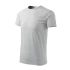 Tricou premium bumbac 160g/m2 , finisaj cu silicon, Malfini Basic 129 Gri deschis