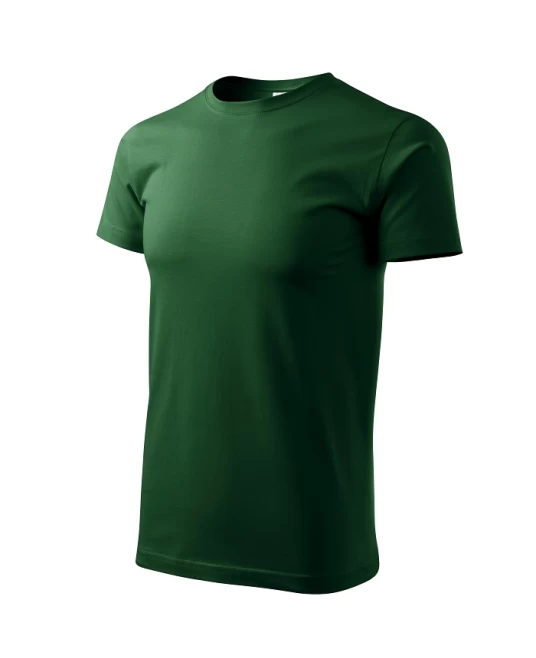 Tricou premium bumbac 160g/m2 , finisaj cu silicon, Malfini Basic 129 Verde sticla Tricou premium bumbac 160g/m2 , finisaj cu silicon, Malfini Basic 129 Verde sticla