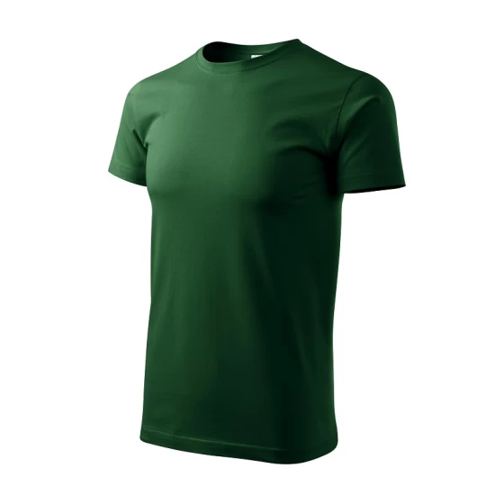 Tricou premium bumbac 160g/m2 , finisaj cu silicon, Malfini Basic 129 Verde sticla Tricou premium bumbac 160g/m2 , finisaj cu silicon, Malfini Basic 129 Verde sticla