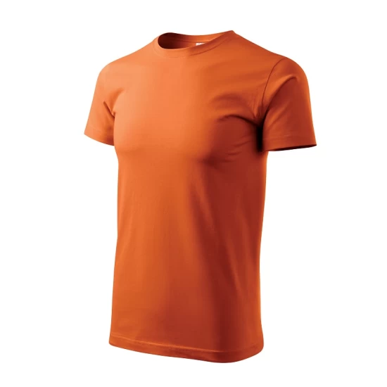 Tricou premium bumbac 160g/m2 , finisaj cu silicon, Malfini Basic 129 Portocaliu Tricou premium bumbac 160g/m2 , finisaj cu silicon, Malfini Basic 129 Portocaliu