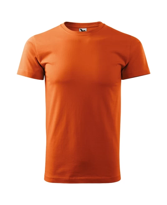 Tricou premium bumbac 160g/m2 , finisaj cu silicon, Malfini Basic 129 Portocaliu