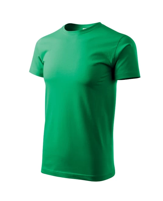 Tricou premium bumbac 160g/m2 , finisaj cu silicon, Malfini Basic 129 Verde mediu Tricou premium bumbac 160g/m2 , finisaj cu silicon, Malfini Basic 129 Verde mediu