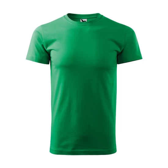 Tricou premium bumbac 160g/m2 , finisaj cu silicon, Malfini Basic 129 Verde mediu Tricou premium bumbac 160g/m2 , finisaj cu silicon, Malfini Basic 129 Verde mediu