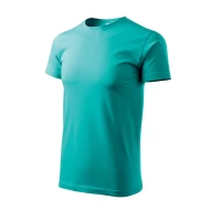 Tricou premium bumbac 160g/m2 , finisaj cu silicon, Malfini Basic 129 Verde smarald