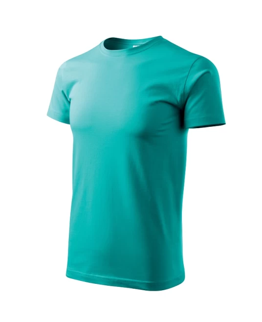 Tricou premium bumbac 160g/m2 , finisaj cu silicon, Malfini Basic 129 Verde smarald Tricou premium bumbac 160g/m2 , finisaj cu silicon, Malfini Basic 129 Verde smarald