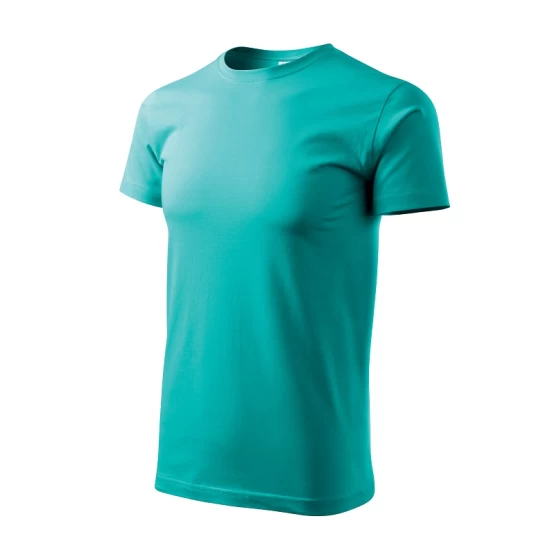 Tricou premium bumbac 160g/m2 , finisaj cu silicon, Malfini Basic 129 Verde smarald Tricou premium bumbac 160g/m2 , finisaj cu silicon, Malfini Basic 129 Verde smarald