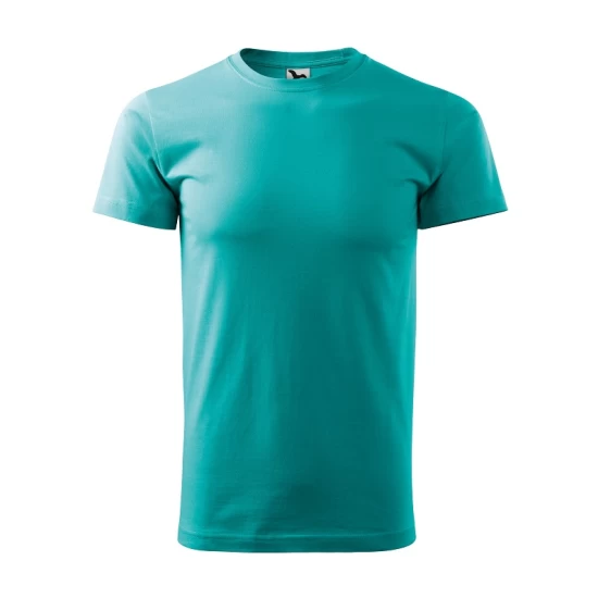 Tricou premium bumbac 160g/m2 , finisaj cu silicon, Malfini Basic 129 Verde smarald Tricou premium bumbac 160g/m2 , finisaj cu silicon, Malfini Basic 129 Verde smarald
