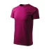 Tricou premium bumbac 160g/m2 , finisaj cu silicon, Malfini Basic 129  Roz fucsia