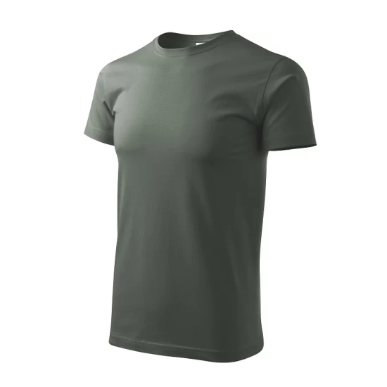 Tricou premium bumbac 160g/m2 , finisaj cu silicon, Malfini Basic 129 Gri ardezie Tricou premium bumbac 160g/m2 , finisaj cu silicon, Malfini Basic 129 Gri ardezie