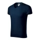 Tricou barbati 180g/m2, bumbac 146 Slim Fit V-neck Bleumarin Tricou barbati 180g/m2, bumbac 146 Slim Fit V-neck Bleumarin