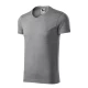 Tricou barbati 180g/m2, bumbac 146 Slim Fit V-neck Gri inchis Tricou barbati 180g/m2, bumbac 146 Slim Fit V-neck Gri inchis