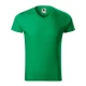 Tricou barbati 180g/m2, bumbac 146 Slim Fit V-neck Verde mediu Tricou barbati 180g/m2, bumbac 146 Slim Fit V-neck Verde mediu
