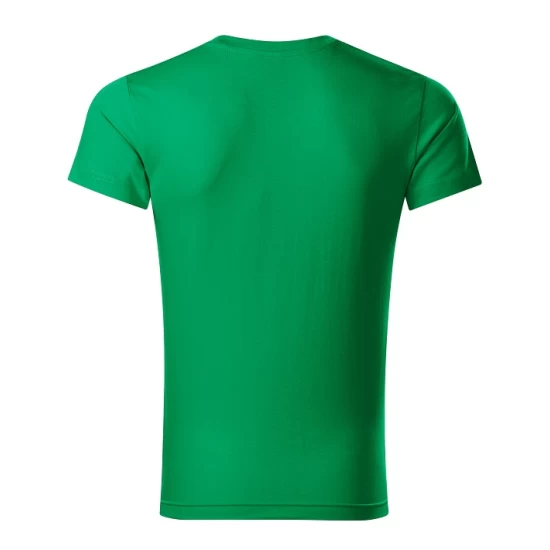 Tricou barbati 180g/m2, bumbac 146 Slim Fit V-neck Verde mediu Tricou barbati 180g/m2, bumbac 146 Slim Fit V-neck Verde mediu