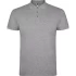 Tricou polo premium barbati, bumbac 200g/mp, Gri melanj