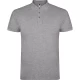 Tricou polo premium barbati, bumbac 200g/mp, Gri melanj Tricou polo premium barbati, bumbac 200g/mp, Gri melanj
