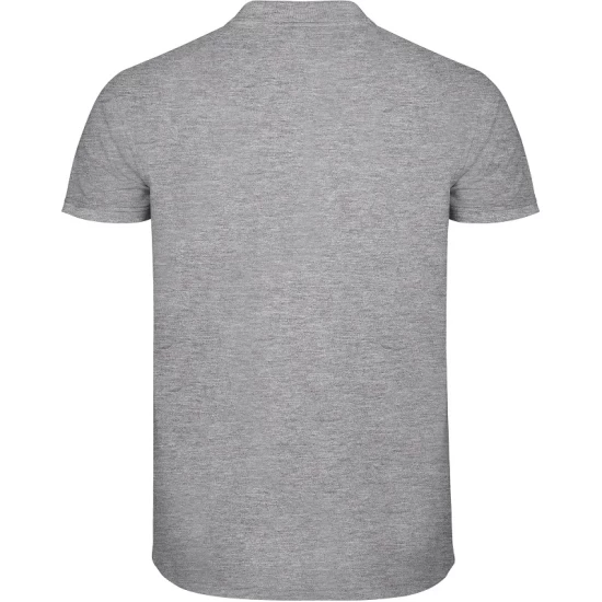 Tricou polo premium barbati, bumbac 200g/mp, Gri melanj Tricou polo premium barbati, bumbac 200g/mp, Gri melanj