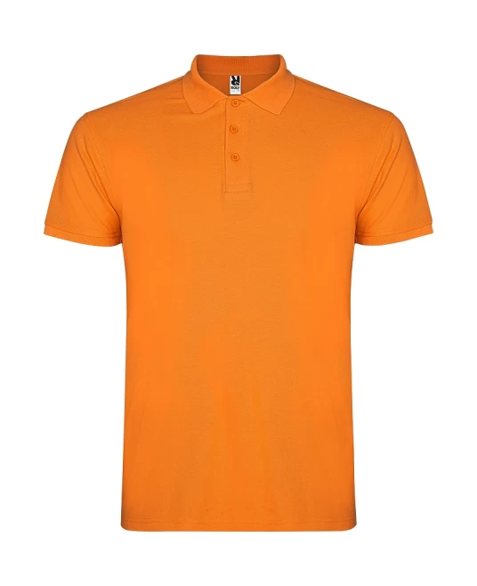 Tricou polo premium barbati, bumbac 200g/mp, Portocaliu Tricou polo premium barbati, bumbac 200g/mp, Portocaliu