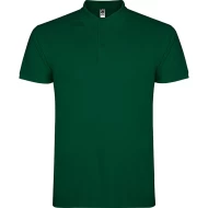 Tricou polo premium barbati, bumbac 200g/mp, Verde sticla