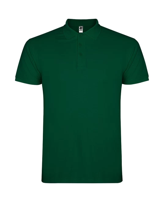 Tricou polo premium barbati, bumbac 200g/mp, Verde sticla Tricou polo premium barbati, bumbac 200g/mp, Verde sticla