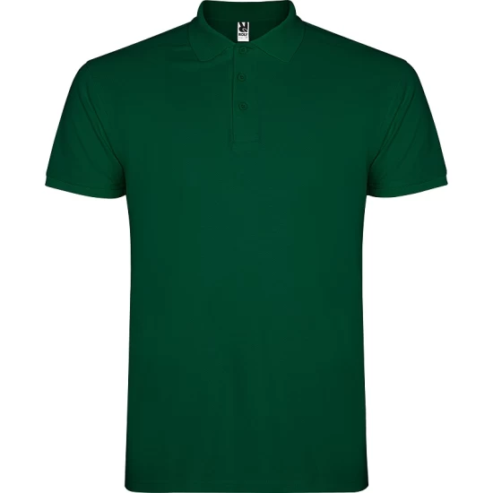 Tricou polo premium barbati, bumbac 200g/mp, Verde sticla Tricou polo premium barbati, bumbac 200g/mp, Verde sticla